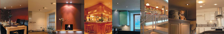 Lifestyle photographs of Lumen8 lighting
